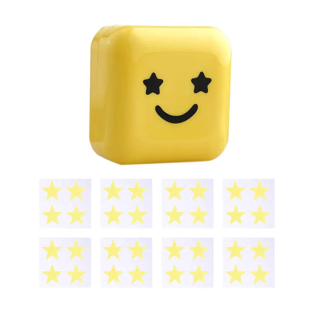 Hydrocolloid acne patch Star shape Cute Colorful Acne removal Concealer invisible acne mask with Makeup mirror makeup tool