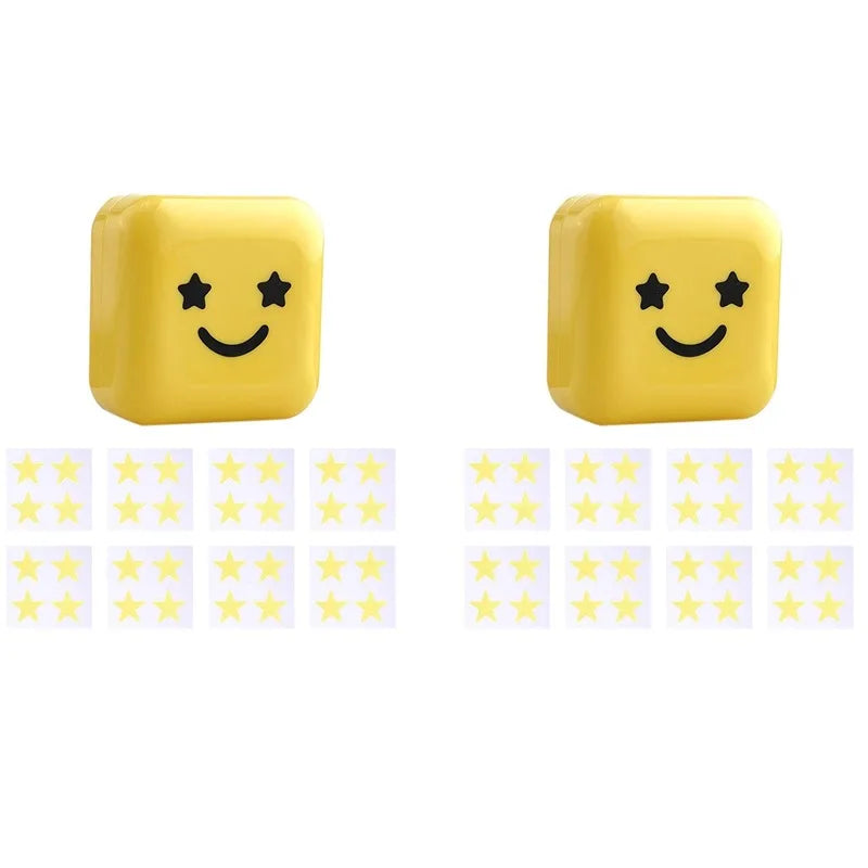 Hydrocolloid acne patch Star shape Cute Colorful Acne removal Concealer invisible acne mask with Makeup mirror makeup tool