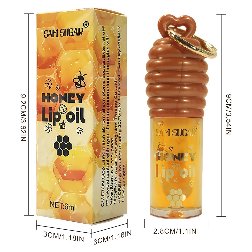 Honey Lip Oil β Moisturizing Gold Gloss Nourishing lip oil with natural ingredients for smooth, fresh, hydrated lips.