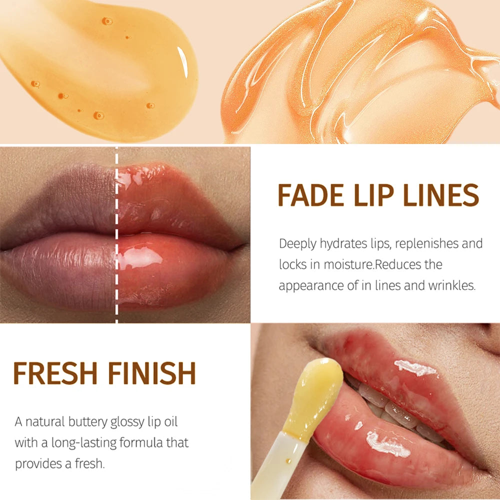 Honey Lip Oil β Moisturizing Gold Gloss Nourishing lip oil with natural ingredients for smooth, fresh, hydrated lips.
