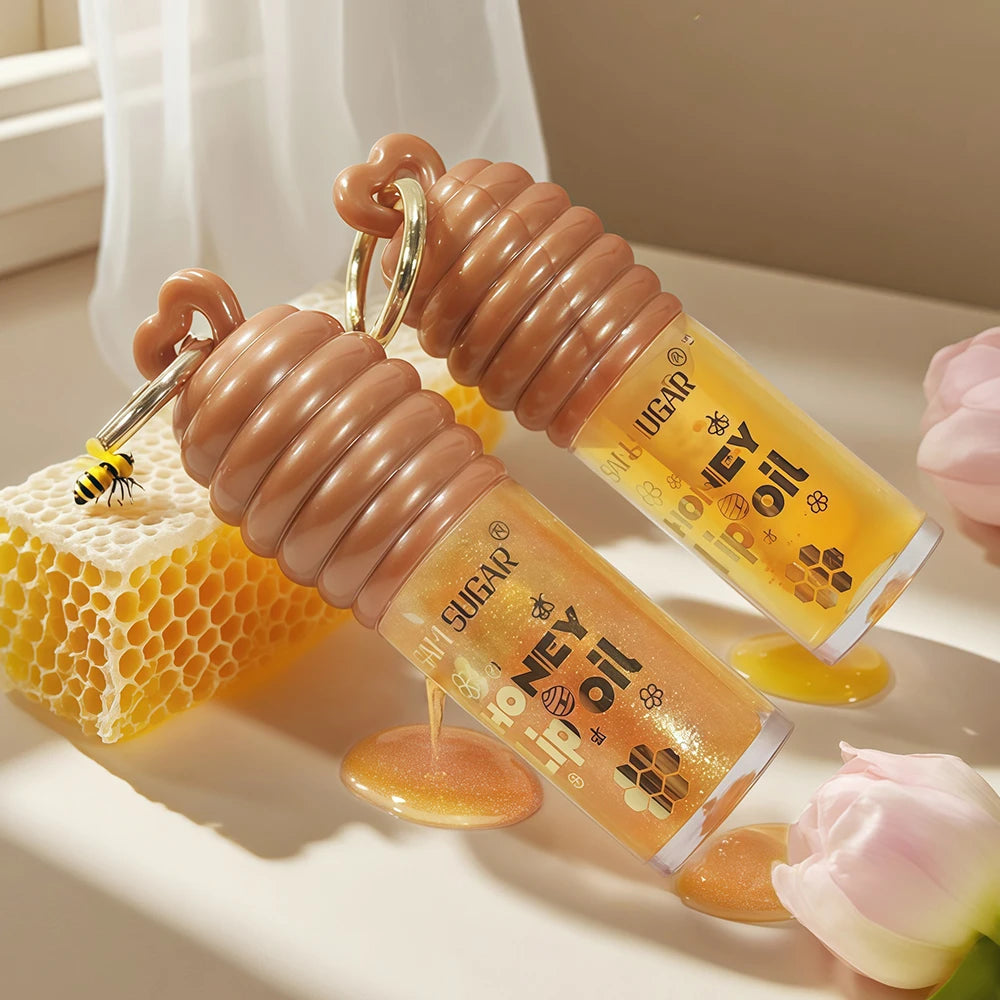Honey Lip Oil β Moisturizing Gold Gloss Nourishing lip oil with natural ingredients for smooth, fresh, hydrated lips.