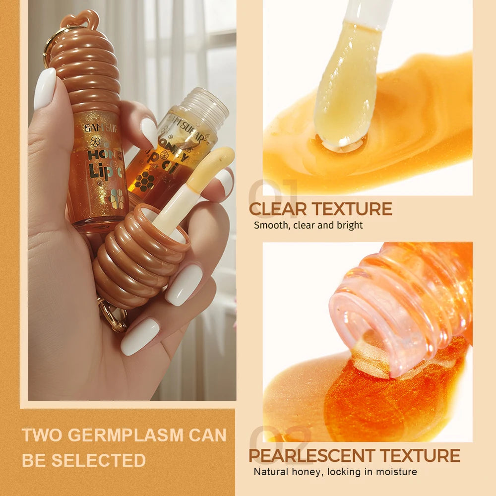 Honey Lip Oil β Moisturizing Gold Gloss Nourishing lip oil with natural ingredients for smooth, fresh, hydrated lips.
