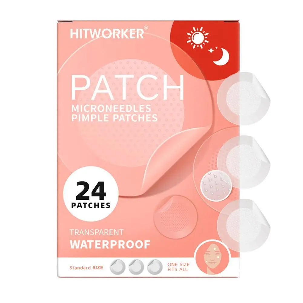 Microneedle Acne Patch Acne Removal Waterproof Smooth Concealer Invisible Breathable Patch Acne Cover Patches Gentle Makeup Tool