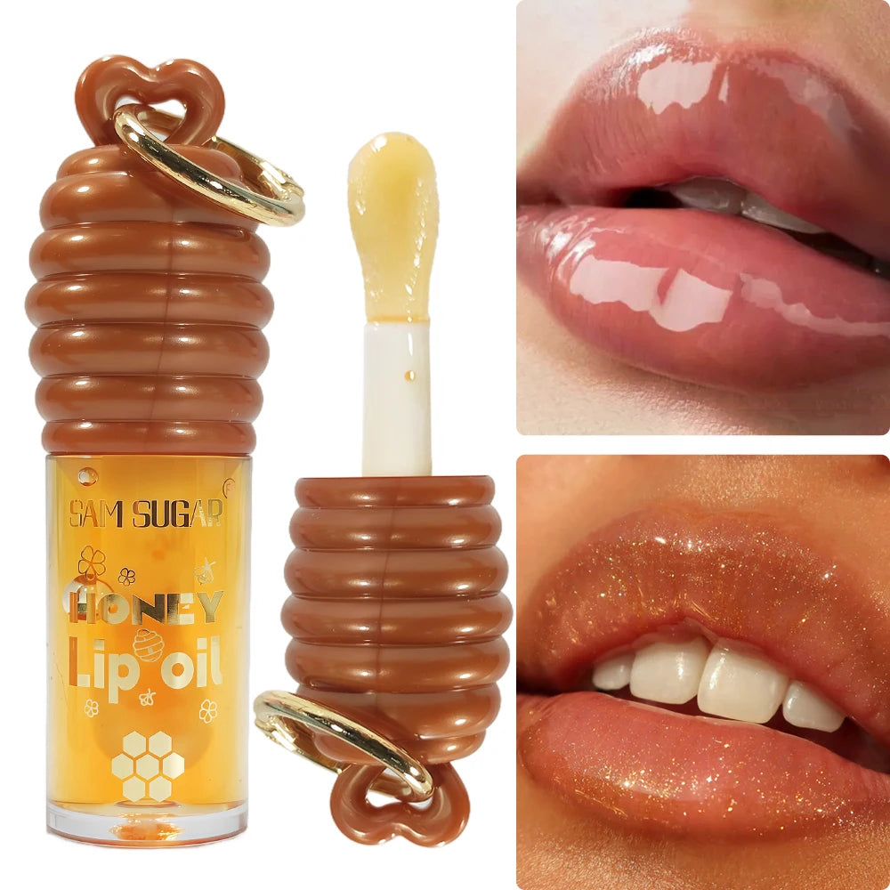 Honey Lip Oil β Moisturizing Gold Gloss Nourishing lip oil with natural ingredients for smooth, fresh, hydrated lips.